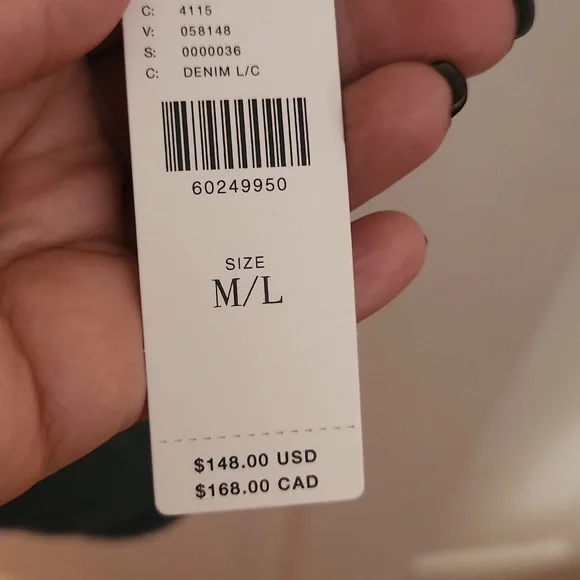 Anthropologie Denim Drawstring Jacket PILCRO - Picture 7 of 8